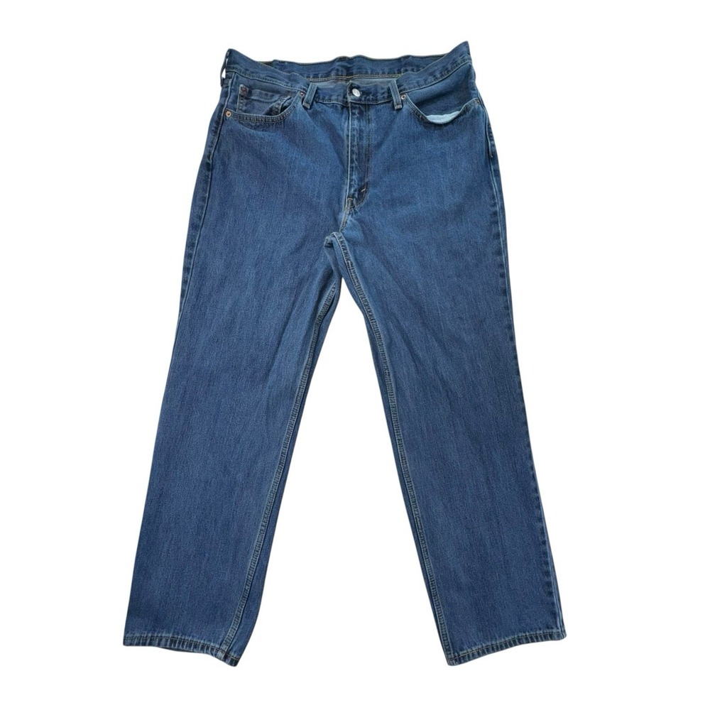 Men's Levis Relaxed Fit 550 Jeans Medium Wash Size 38x32 Medium Wash Mid Rise - Picture 2 of 15